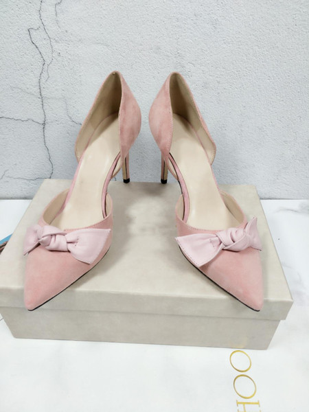 Wedding women fashion white gold black Glitter bow Poined Toes high HEELED heels shoes Stiletto Heel shoes pump 6.5cm