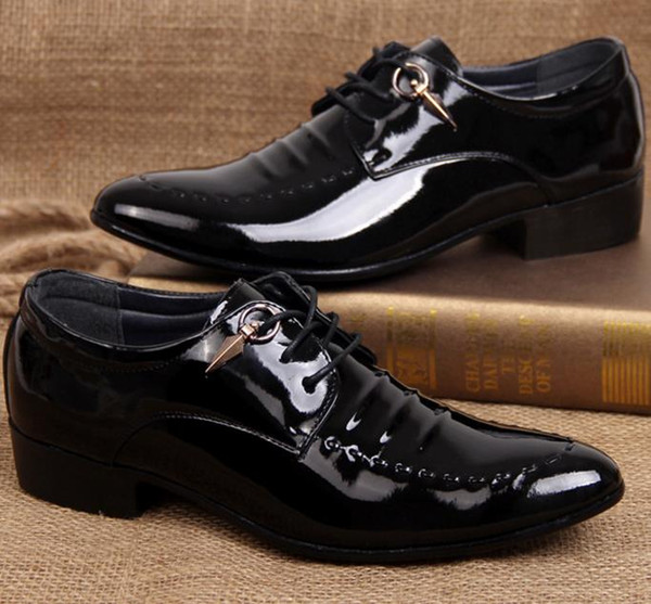 Soft Leather men leisure dress shoe part gift doug shoes Metal Buckle Slip-on Famous man lazy falts Loafers eur 37-44