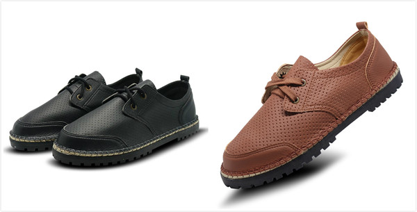 New Fashion Casual Shoes Hand-made Men Shoes Microfiber Leather and Pigskin Materials PD-02