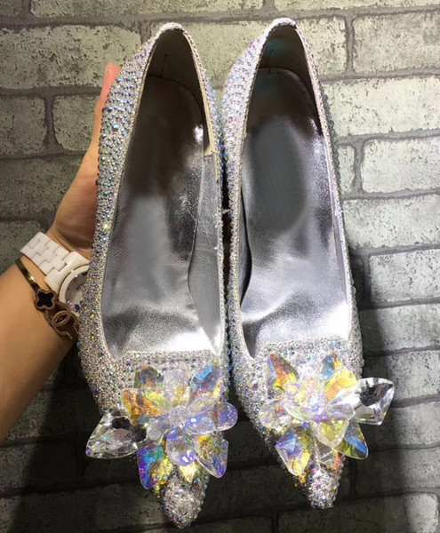 Hot Sale--Fashion bride rhinestone crystal dimaond glitters high heeled party prom red bottom pumps 2015 sexy gold heels wedding shoes