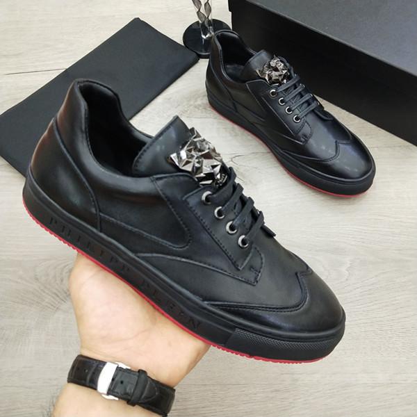 New men's shoes autumn trend classic wild men's casual shoes youth leather flat comfortable factory direct