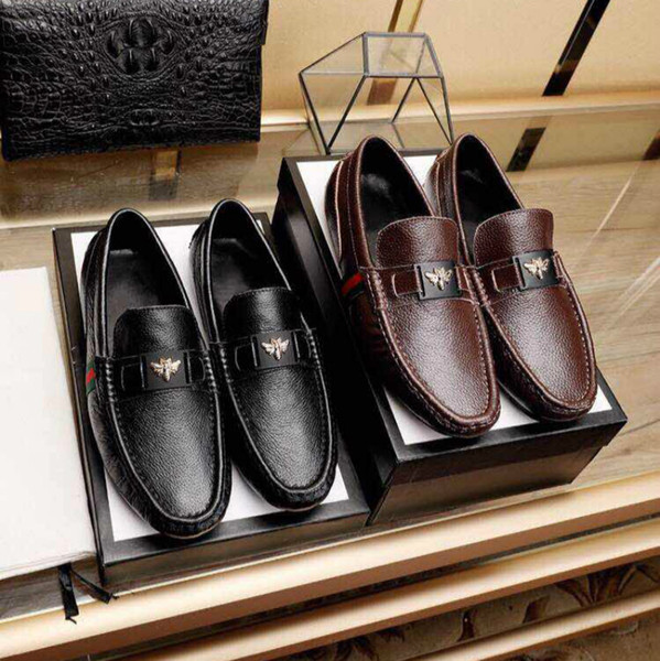 New hot men's shoes designer top luxury business men's shoes leather upper classic style 38-45 factory direct sales