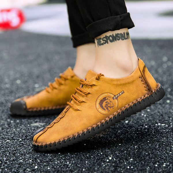 2018Low top Handmade shoes sneakers for men luxury black leather fashion casual mens womens shoes designer leisure Wholesale high quality