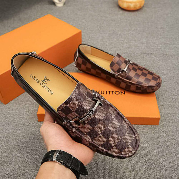 Fashion men's casual shoes Europe station high quality handmade shoes 38-45 brand shoes factory direct sales 