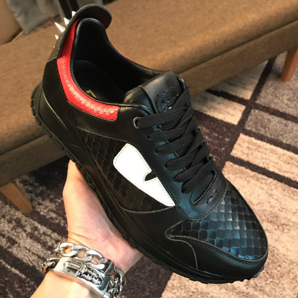 Men's shoes high quality handmade shoes European station leather upper 38-45 flat shoes factory direct sales