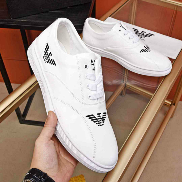 Fashion shoes eather belt casual shoes couple high European station factory outlet (with box)