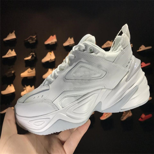 Original M2K Triple white black grey pink men special section sports sneaker increased casual running shoes High-quality fashi