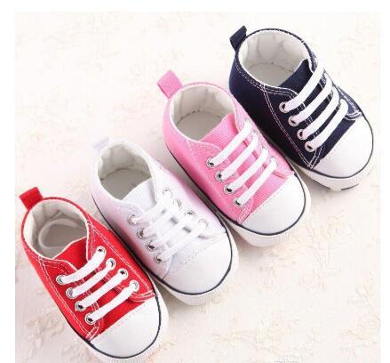 Newborn Baby First Walkers Shoes Spring Autumn Boys Girls Kids Infant Toddler Classic Sports Sneakers Soft Soled Anti-slip Shoes