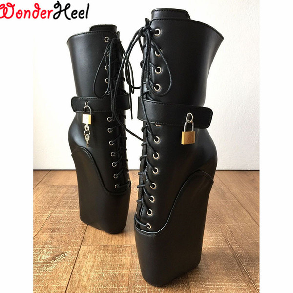 Wonderheel new ballet boots Laceup 7