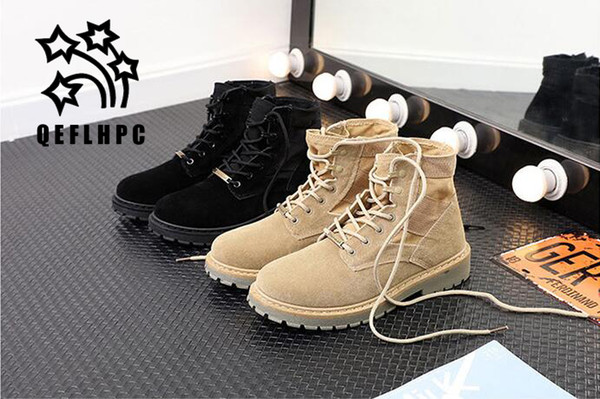 2018. Winter. Martin boots. Men's casual fashion boots. Men's Shoes. Keep warm. Student. Snow ankle Boots.