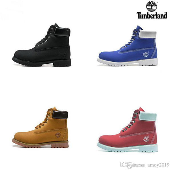 2019  botas Men Designer Sports Shoes Sneakers Casual Mens Womens Trainers Wheat Black Red Luxury Brand timberlands boots