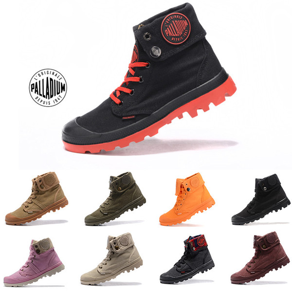 Hot Original Mens palladium Brand boots Womens Designer Sports Red White Winter Sneaker Casual Trainers Luxury ACE boots