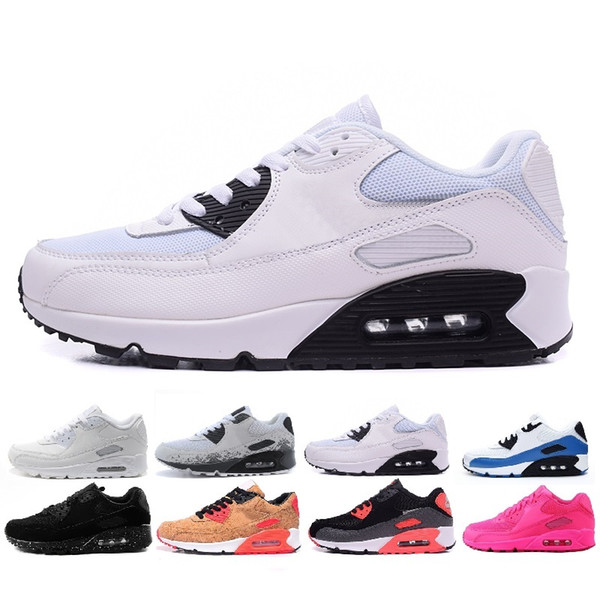 Drop Shipping Famous Cushion 90 Mid Winter Boots Mens Athletic Sports Training Sneakers Running Shoes Air Size 36-45