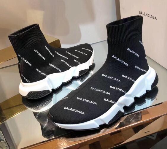 2019 Popular Winter Oreo Socks Shoes New Short Stretch Sneaker Fashion Men Women Outsoor Casual Warm Shoes Boots