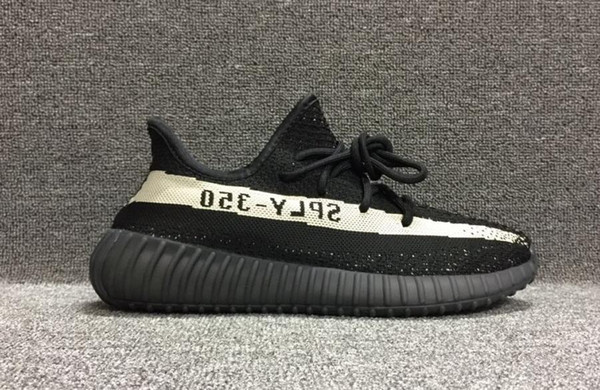2019 9228 Send with box 350 v2 kanye Run race Shoes Women Men black white sport Shoe Athletic Outdoor Sneakers Eur 47 48 Size US 13