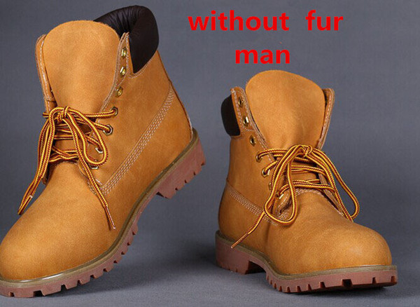 Wholesale-tims 2015 new genuine leather men boots snow boot Martin boots leather boots man woman Outdoor waterproof shoes