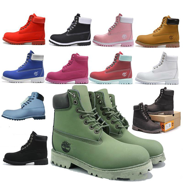 Tiimberlandss Snow boots 2018 classic heels suede men women winter boots warm fur plush Insole ankle boots men women shoes hot lace-up shoes