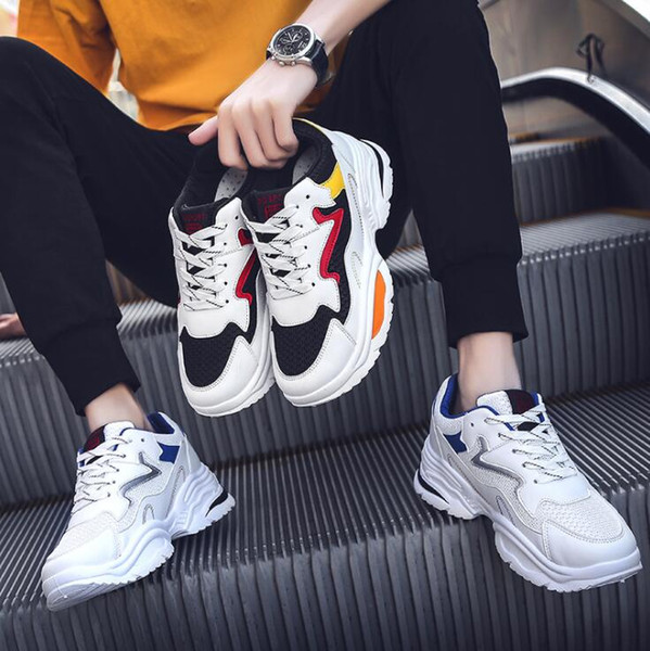 2019 Fashion casual canvas men shoes Ventilation Sports runing flat shoes Non-slip Four Seasons Shoes for Business Work Young students YM228