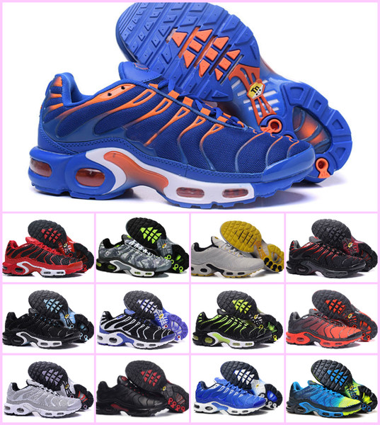 Wholesale 2019 TN PLUS Mens Original Fashion Sneakers TN AIR ShOes Sales TOP Quality Cheap France BASKET TN ReQUIN ChauSSures Size 40-46