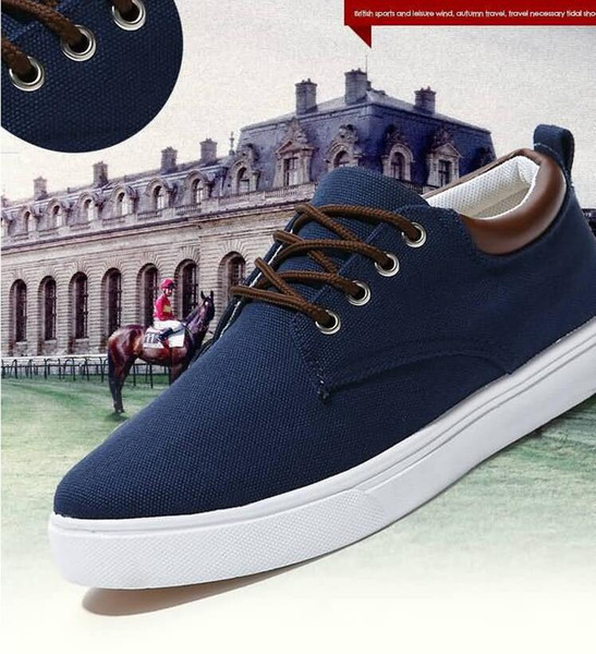 Men's Canvas Shoes Wholesale Korean Version Of Agam British Fashion Hot Sale High Quality Casual Shoes