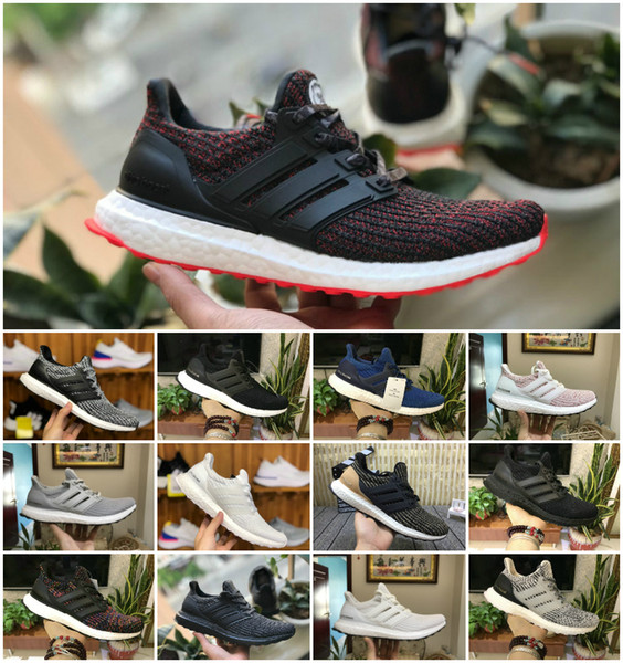 High Quality Ultraboost 3.0 4.0 Uncaged Running Shoes Men Women Ultra Boost 3.0 III Primeknit Runs White Black Athletic Shoes Size 36-45