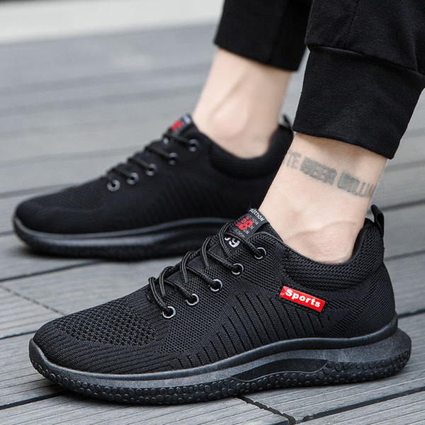 2019 Fashion casual canvas men shoes Ventilation Sports runing flat shoes Non-slip Four Seasons Shoes for Business Work Young students EC05