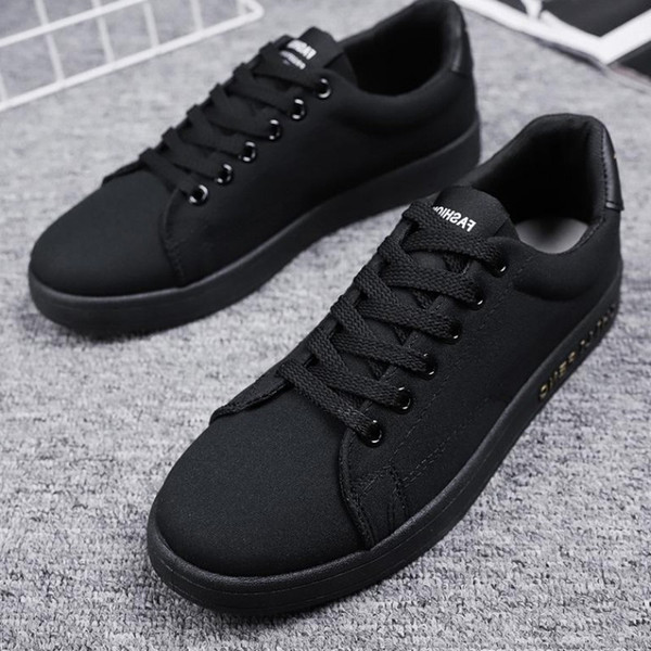 2019 Fashion casual canvas men shoes Ventilation Sports flat shoes Non-slip Four Seasons Shoes for Business Work Young students A108