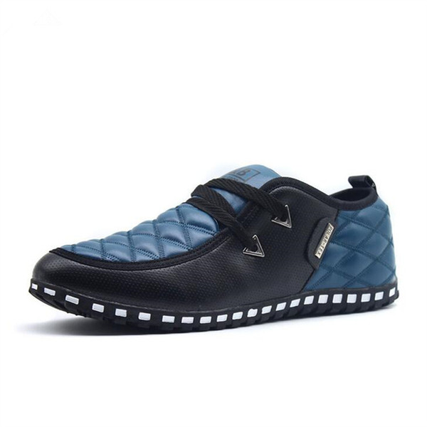 2019 new Men Casual Shoes Fashion Leather Shoes for Men Summer Men's Flat Shoes Dropshipping Big size 39-46 X165
