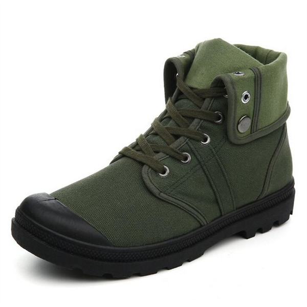 2019 Fashion High Top Canvas Shoes men camouflage tactical canvas shoes AX152