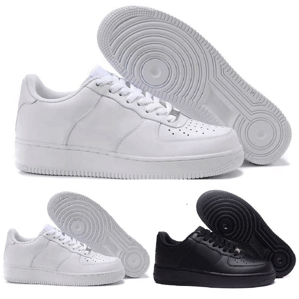 New Designer Forces Men Women Low Cut One 1 Shoes All White Black Forced 1s Shoes Classic AF Fly Trainers High Knit Sneaker