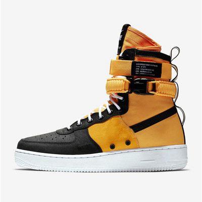 2018 Double buckle af1 top quality NEW mans fashion the 1 07 low high top white casual shoes Skateboard shoes Women black love unisex ones 1