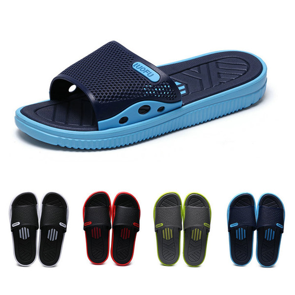 Fashion Summer Beach Slipper Hot Sell Mens Leisure Walk Flip Flops Slide Indoor Outdoor Casual Beach Eva Shoes Slipper For Mens