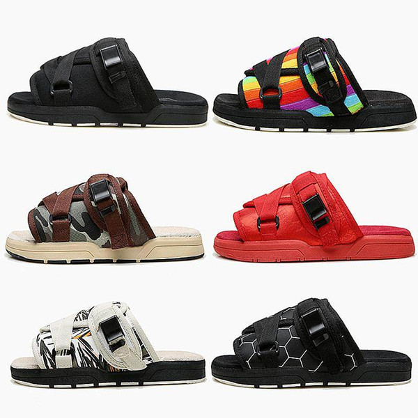 2019 New Visvim Slippers Men Women Lovers Fashion luxury Shoes Slippers Beach Hip-hop Street Sandals best Outdoor Slippers