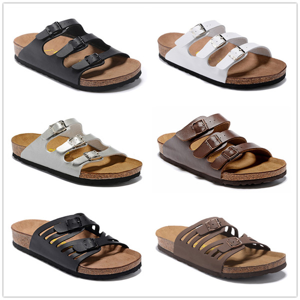 Florida Arizona 2019 Hot sell summer Men Women flats sandals Cork slippers unisex casual shoes Beach slippers size US3-15