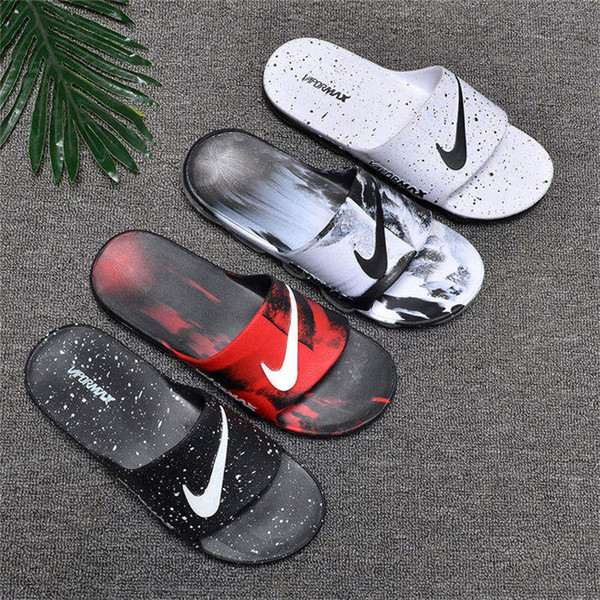 NEW Sports Brand Designer slippers Summer men Breathable Comfort Slippers Slides with air bubbles Sandals SIZE 40-45 with box