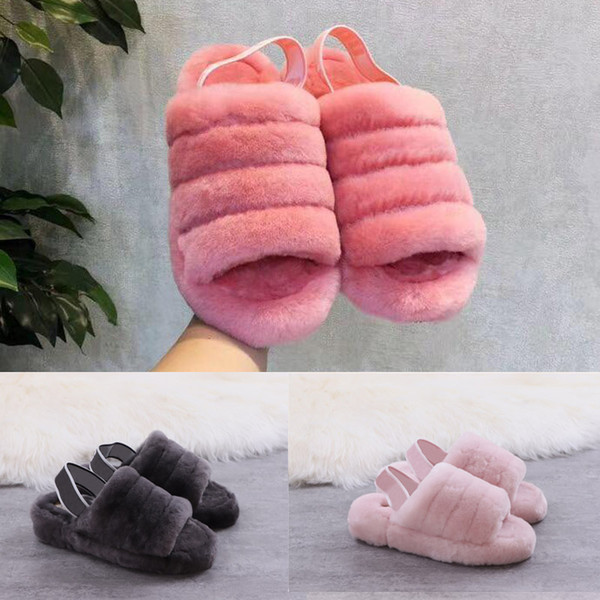 Hot Women Australia Fluff Yeah Slide slippers Designer luxury Casual Shoes Boots for Wgg Women s Shoes Snow Boots Winter Explosions Us5-10