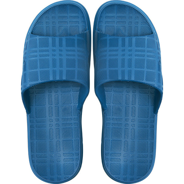 2019 New Slippers Summer Floor Skid Proof Home Floor Slippers Indoor Family Stripe Flat Bathroom Bath Sandal Slippers