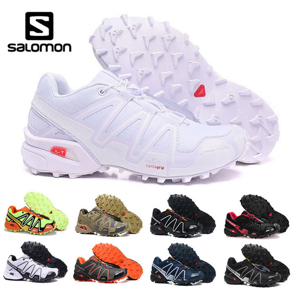 Salomon Speed Cross 3 CS Classic White Black blue red for men Cross-country Shoes new style Running Shoes SPEEDCROSS 3 Eur 40-46