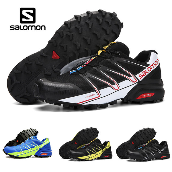 2018 Summer Salomon Speed Cross 3 Speedcross Black White Pro outdoor Mens Running Shoes Light Sneaker for Outdoor Walking Jogging Men Shoes