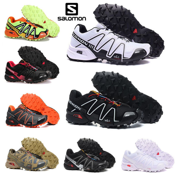 original Salomon Speed cross 3 CS3 Men running Shoes sports Outdoor Jogging Sneaker Athletic Shoes Zapatillas Hombre Fencing Shoes eur 40-46