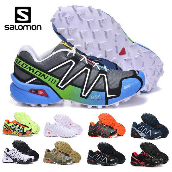 Designer Salomon Speed cross 3 III Men Running Shoes Outdoor Sports Zapatillas trainer Speed Crosspeed 3 Jogging Shoes Sneaker Size 40-46