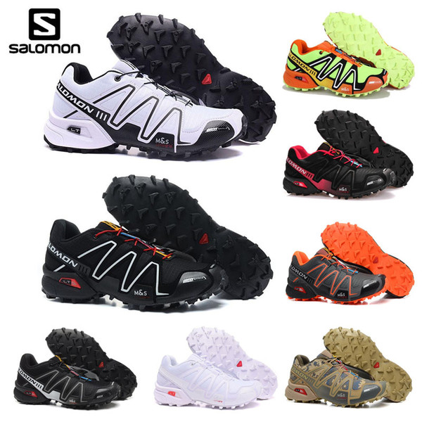 New Salomon Speed cross 3 CS III Men running Shoes sports Outdoor Jogging Sneakers Athletic Shoes Zapatillas Hombre Fencing Shoes size 40-46