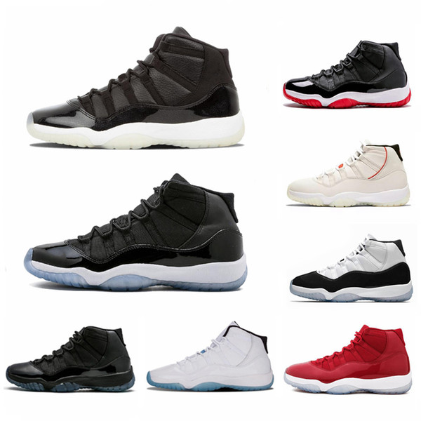 11 XI 11s mens basketball shoes Cap and Gown PRM Heiress Gym Red Chicago Platinum Tint Space Jams Women Basketball Shoes sports Sneakers