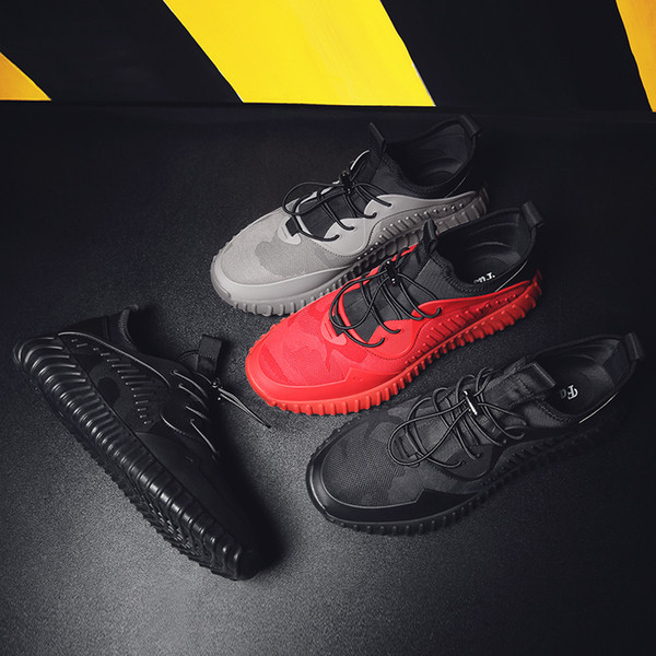 Spring KPU hot style men's shoes sports casual shoes design shoes breathable inner tricolor red black grey #FS1802