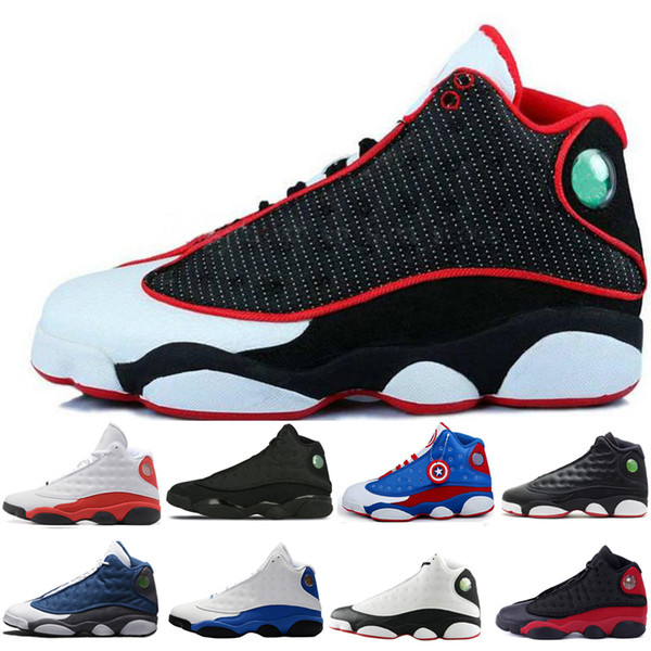 13 OG XIII Basketball Shoes For men women DMP Chicago black cat Red White Grey Game 13s trainers Sports Snerkers Free Shipping