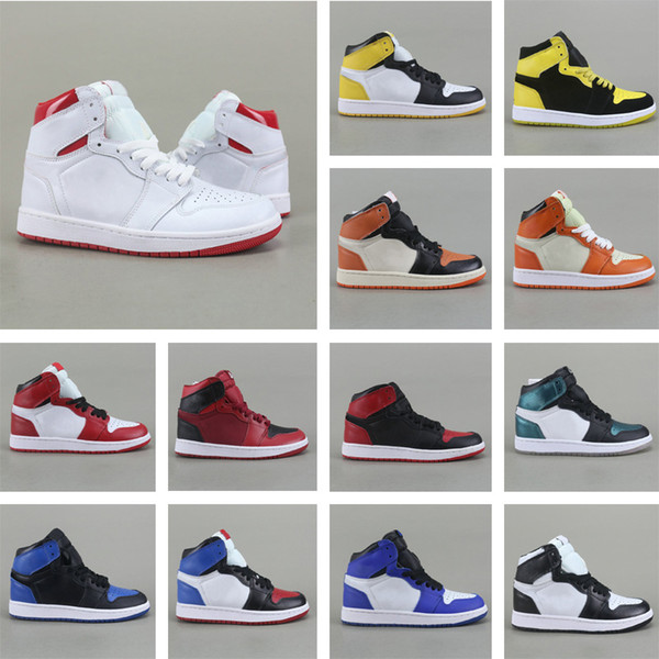 new 1 Basketball shoes OG Game Royal Banned Shadow Bred Toe Basketball Shoes Men 1s Shattered Backboard Silver Medal Sneakers