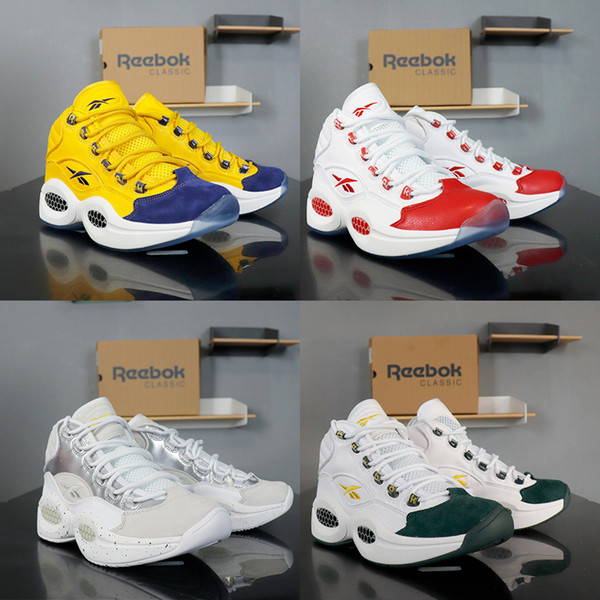 Top quality  Question JET LIFE basketball shoes for men 2019 new mens high Hexalite cushion white red yellow breathable boots 40-45