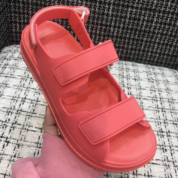 fashion ladies sexy flat sandals heel ladies double slippers fashion brand design summer casual beach sandals