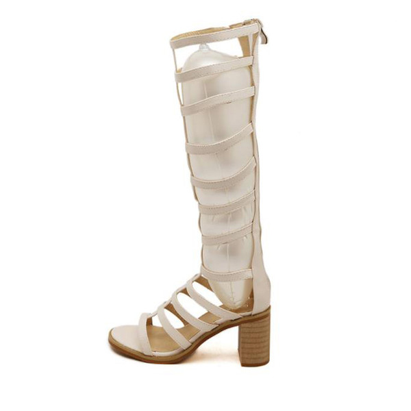 2019 summer new women's high-profile sandals hot sale high-heeled sandals Sexy cross strappy Roman style girl's high heel TY-69