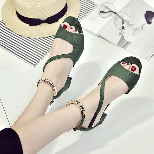 2019 Ladies fashion casual shoes Summer Sandals Slipper Beach shoes White/black/grey Non-slip rubber sole Women shoes Work/home Kitten Heel